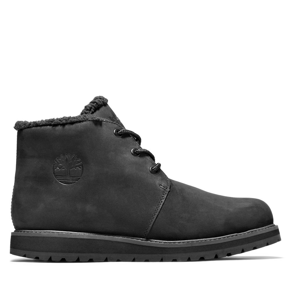 Timberland Mens Chukka Boots Richmond Ridge Waterproof - Black - India JD3706458